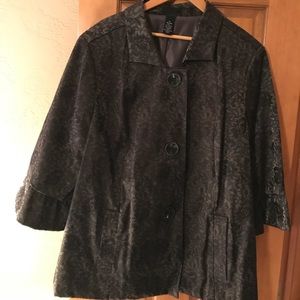 Charcoal gray pattern jacket